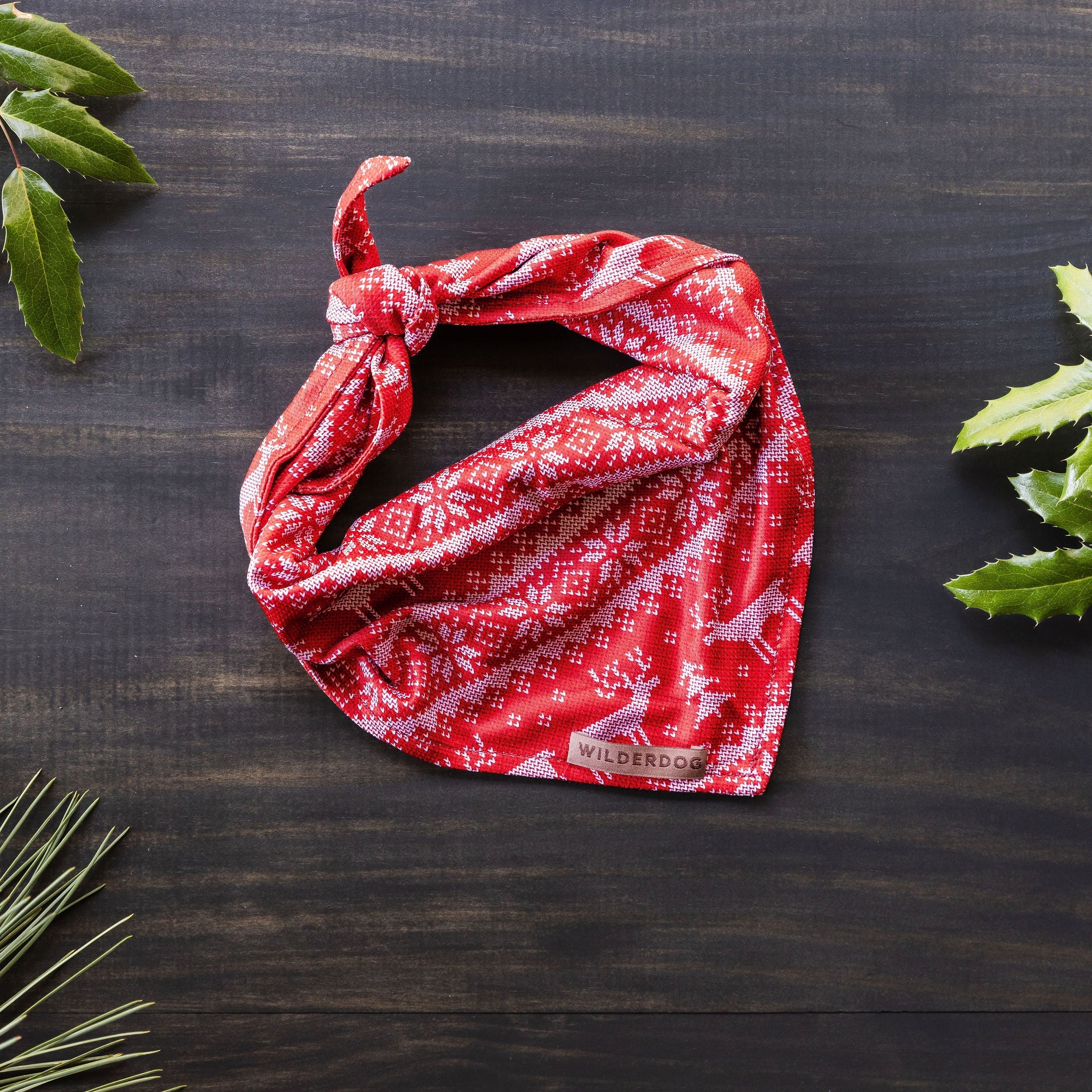 BAND-X-SWET-wood Ugly Sweater Bandana - Image 1